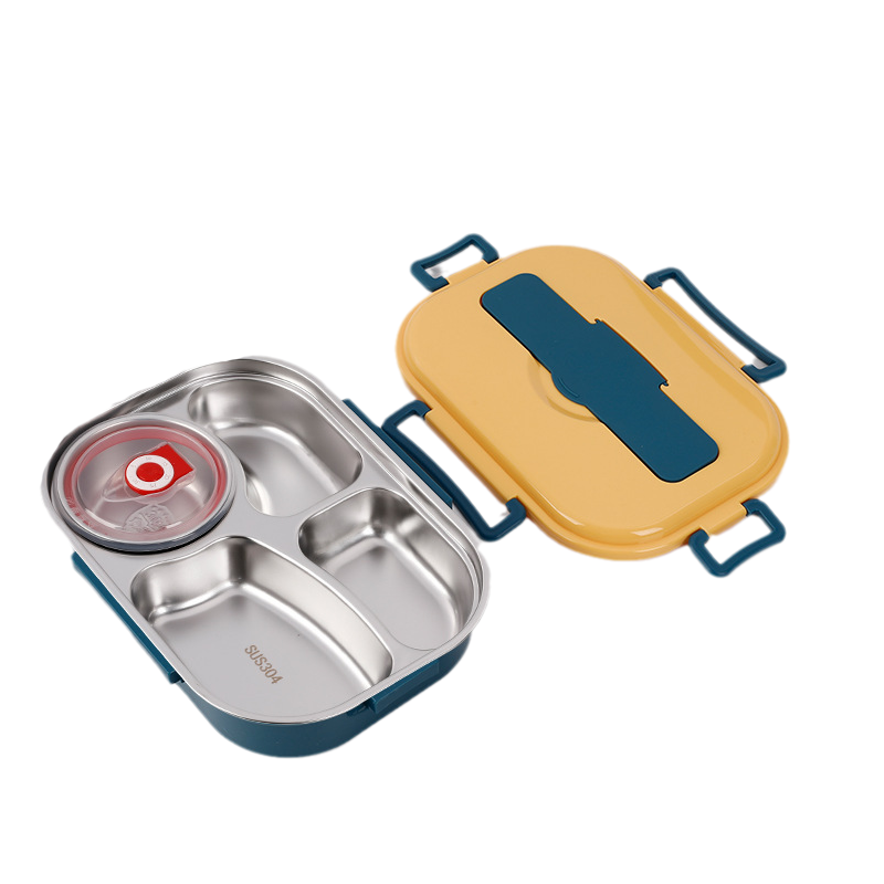 Oak & Coral | Thermal Bento Lunchbox with Compartments