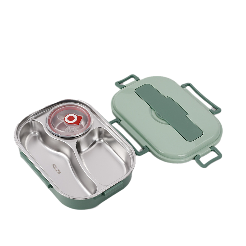 Oak & Coral | Thermal Bento Lunchbox with Compartments