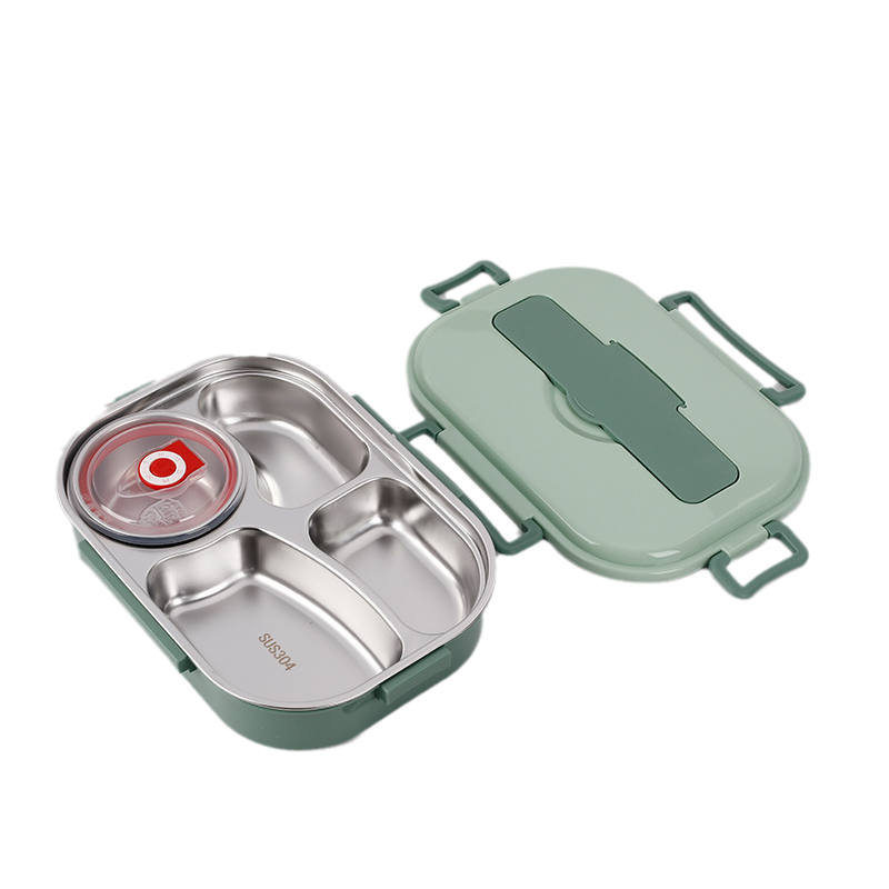 Oak & Coral | Thermal Bento Lunchbox with Compartments