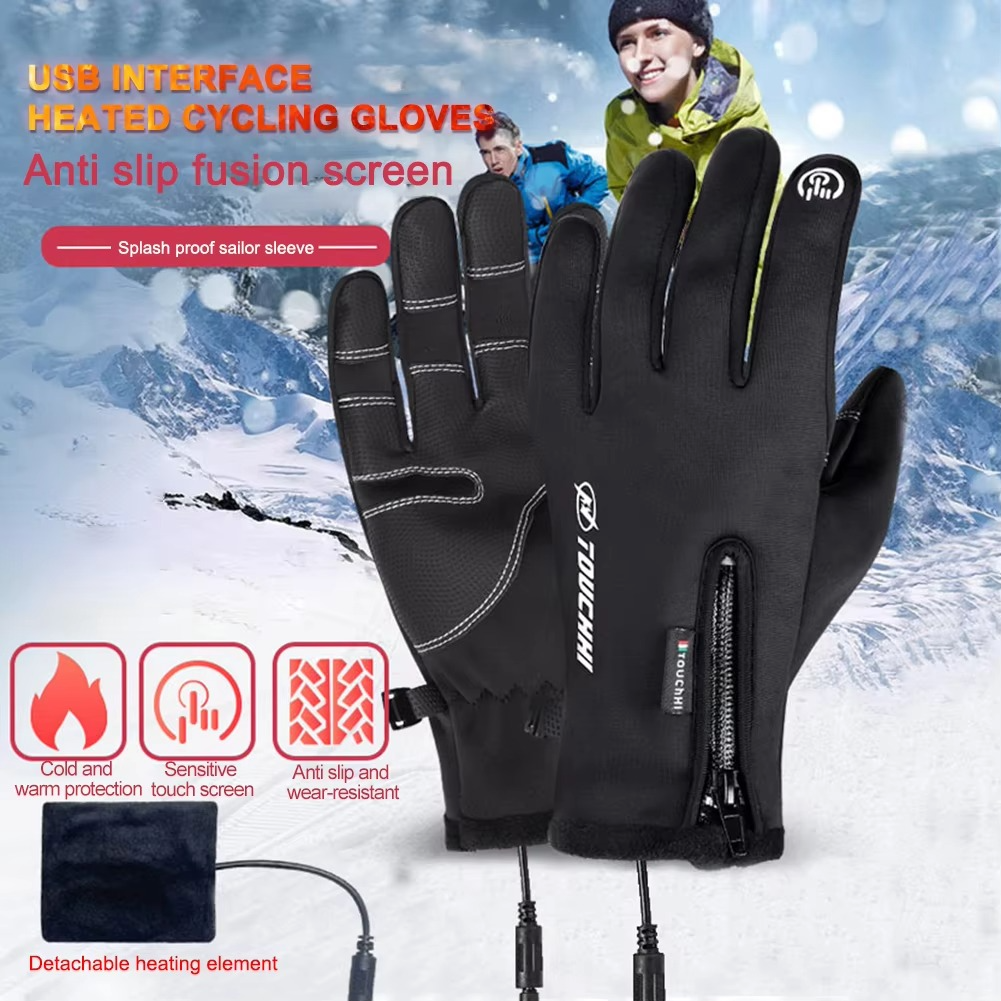Oak & Coral | Thermal Gloves Heating, Cycling, Bike, Ski Gloves