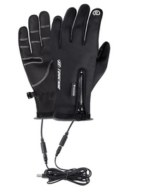 Oak & Coral | Heated Winter Gloves for Cycling & Skiing