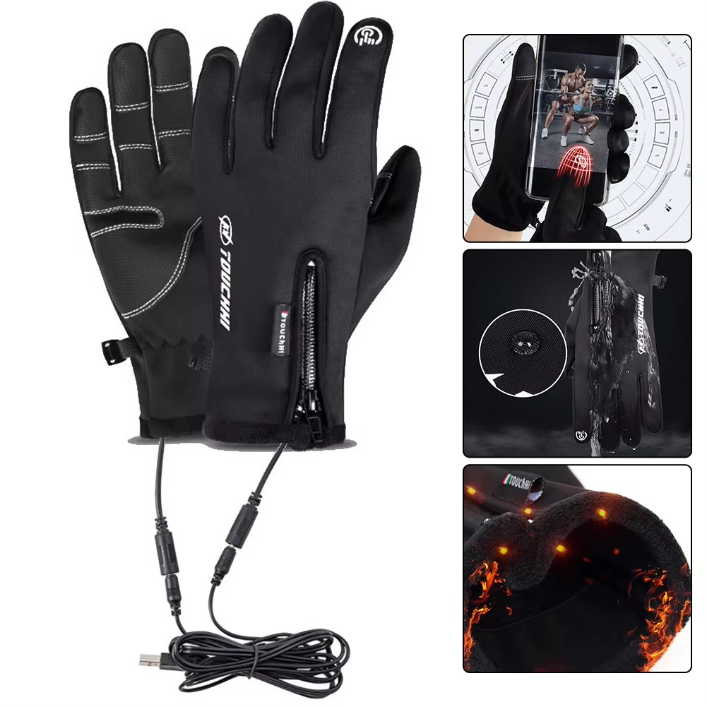 Oak & Coral | Thermal Gloves Heating, Cycling, Bike, Ski Gloves