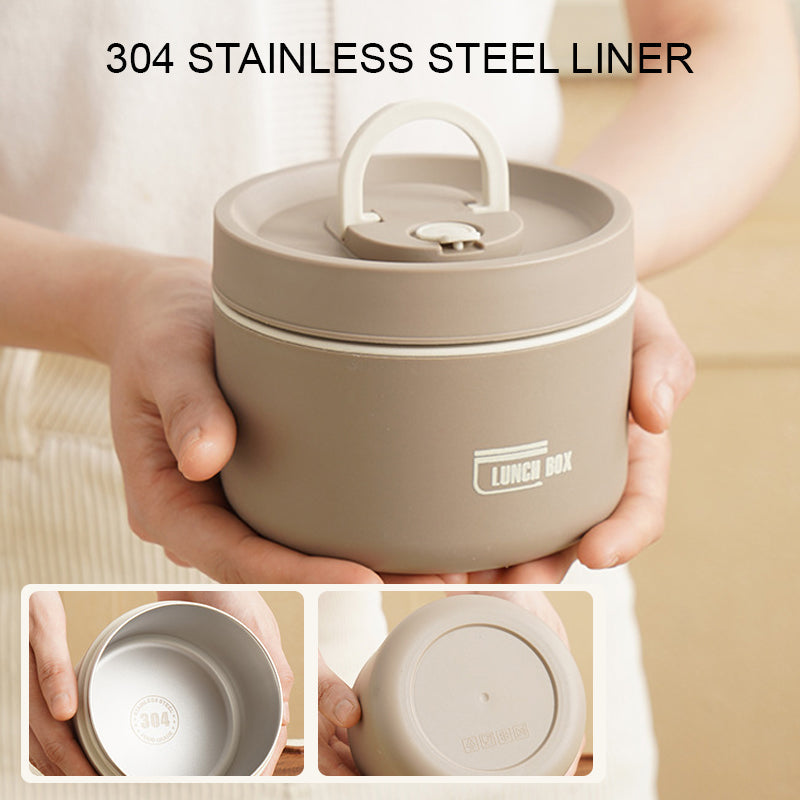 Oak & Coral | ThermoBox Multi-Layered Insulated Lunchbox with FREE Carry Bag