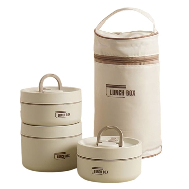 Oak & Coral | ThermoBox Multi-Layered Insulated Lunchbox with FREE Carry Bag