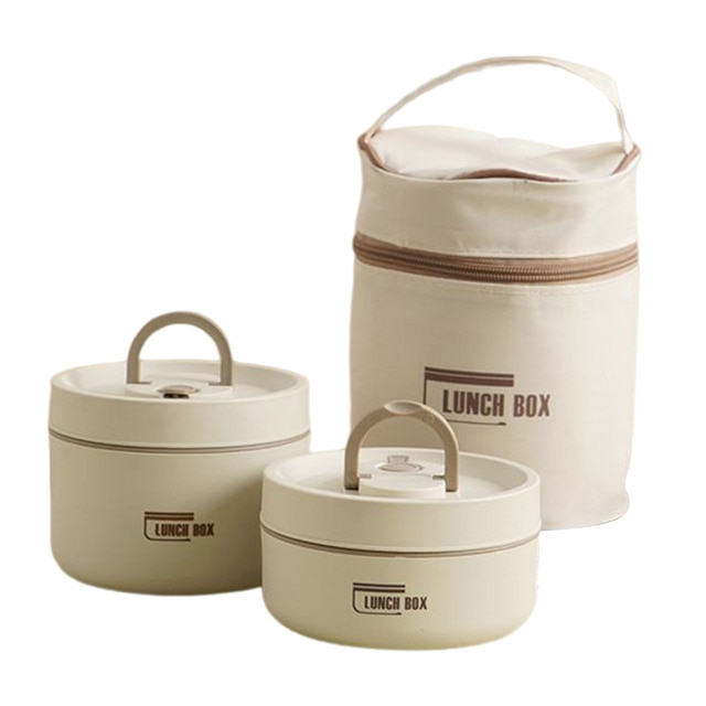 Oak & Coral | ThermoBox Multi-Layered Insulated Lunchbox with FREE Carry Bag