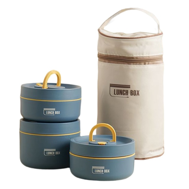 Oak & Coral | ThermoBox Multi-Layered Insulated Lunchbox with FREE Carry Bag