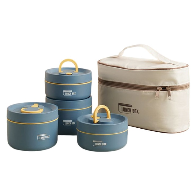 Oak & Coral | ThermoBox Multi-Layered Insulated Lunchbox with FREE Carry Bag