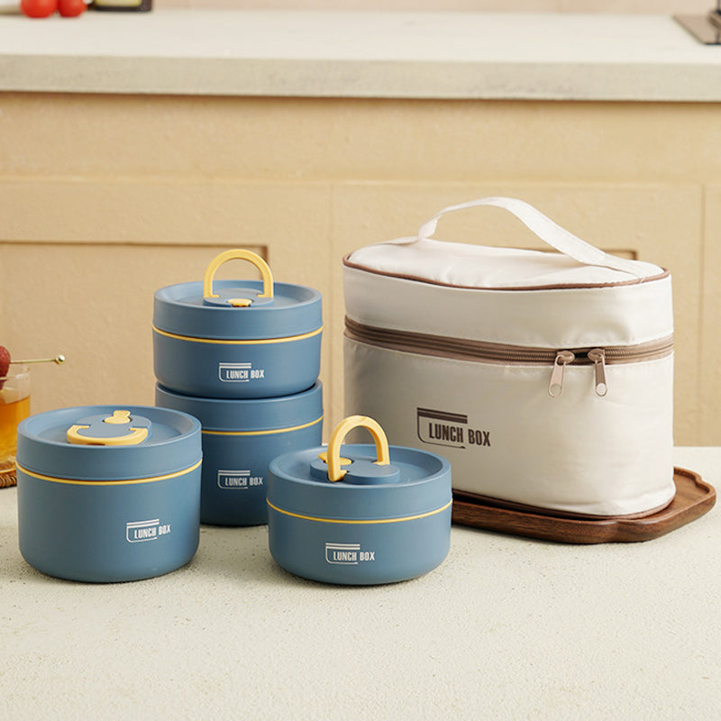 Oak & Coral | ThermoBox Multi-Layered Insulated Lunchbox with FREE Carry Bag