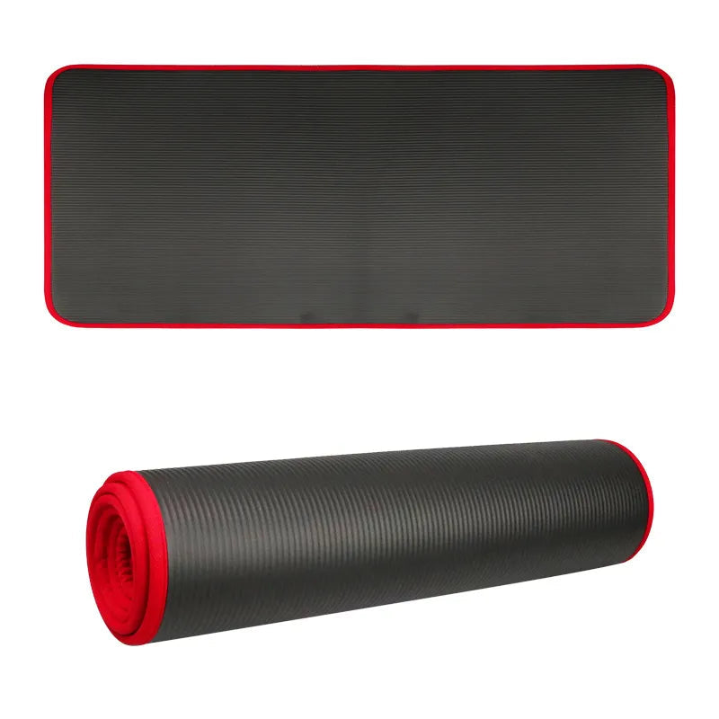 Oak & Coral | Thick Non-Slip Yoga Mat for Pilates and Floor Exercises