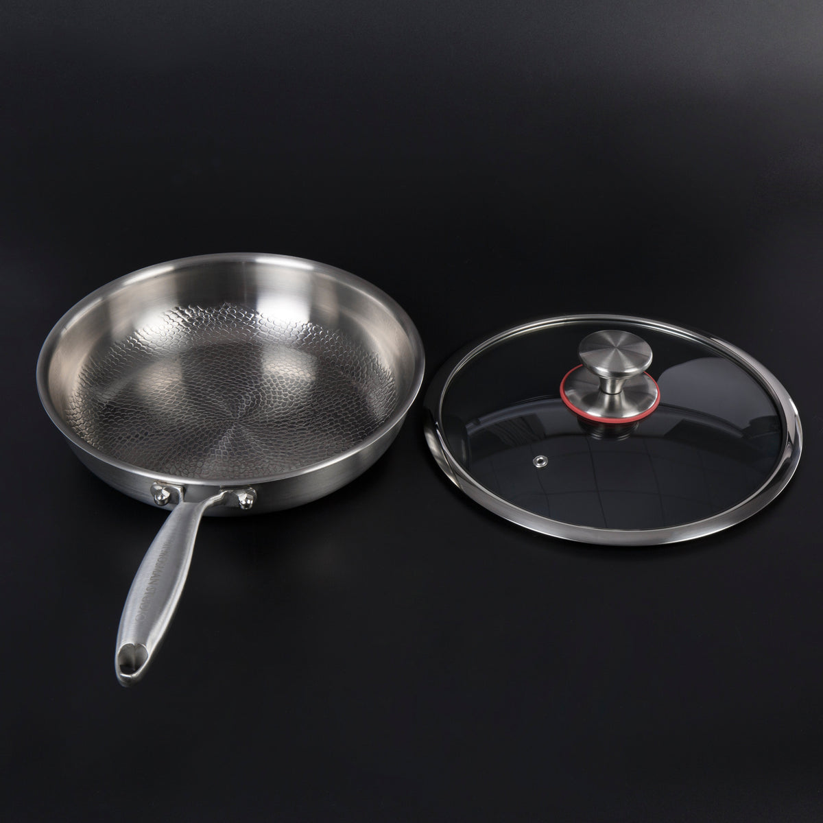Oak & Coral | Titanium Frying Pan | Non-Toxic, Naturally Non-Stick & Ideal for Healthy Cooking
