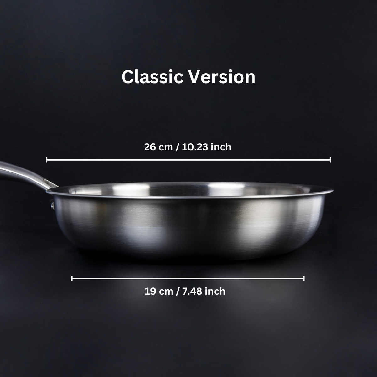 Oak & Coral | Titanium Frying Pan | Non-Toxic, Naturally Non-Stick & Ideal for Healthy Cooking