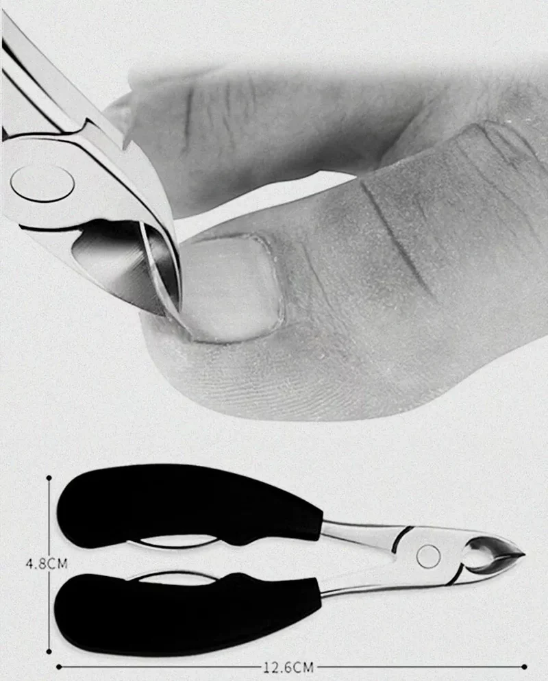 Oak & Coral | Toenail Clipper for Seniors, Sharp, Ergonomic & Ideal for Thick Nails