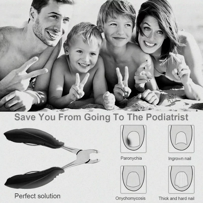 Oak & Coral | Toenail Clipper for Seniors, Sharp, Ergonomic & Ideal for Thick Nails