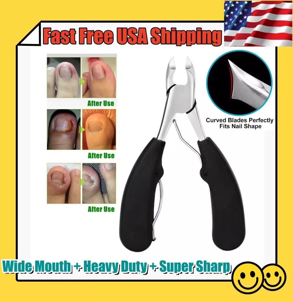 Oak & Coral | Toenail Clipper for Seniors, Sharp, Ergonomic & Ideal for Thick Nails
