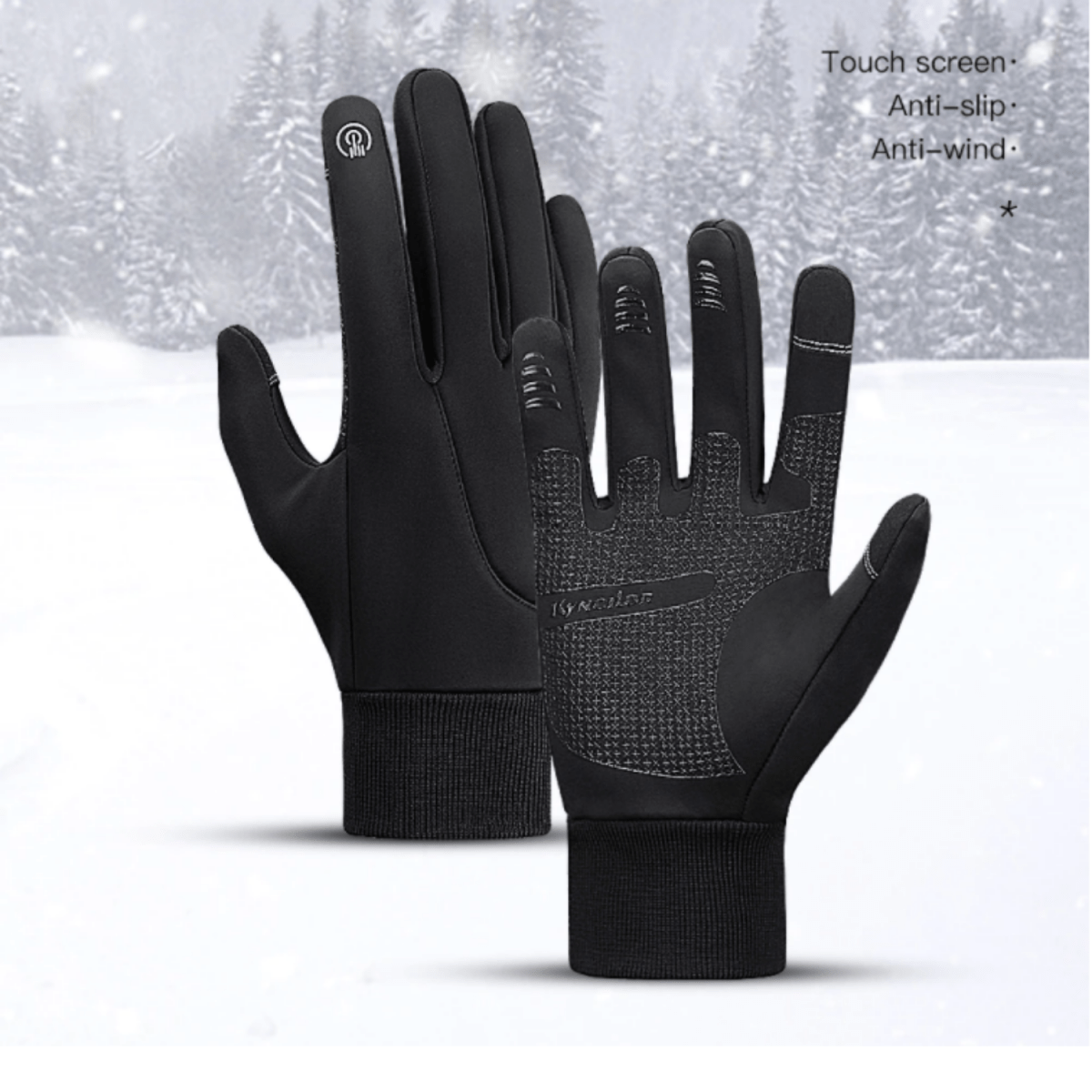 Oak & Coral | Touch PRO Gloves – Warm and Waterproof Winter Gloves with Touch Function