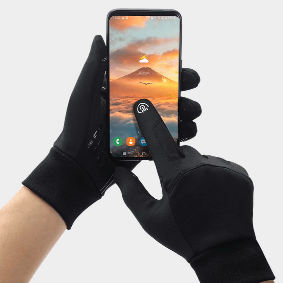 Oak & Coral | Touch PRO Gloves – Warm and Waterproof Winter Gloves with Touch Function