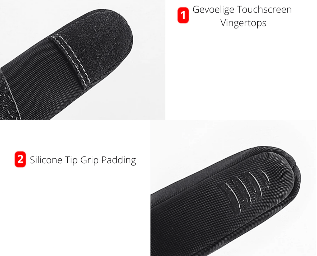 Oak & Coral | Touch PRO Gloves – Warm and Waterproof Winter Gloves with Touch Function