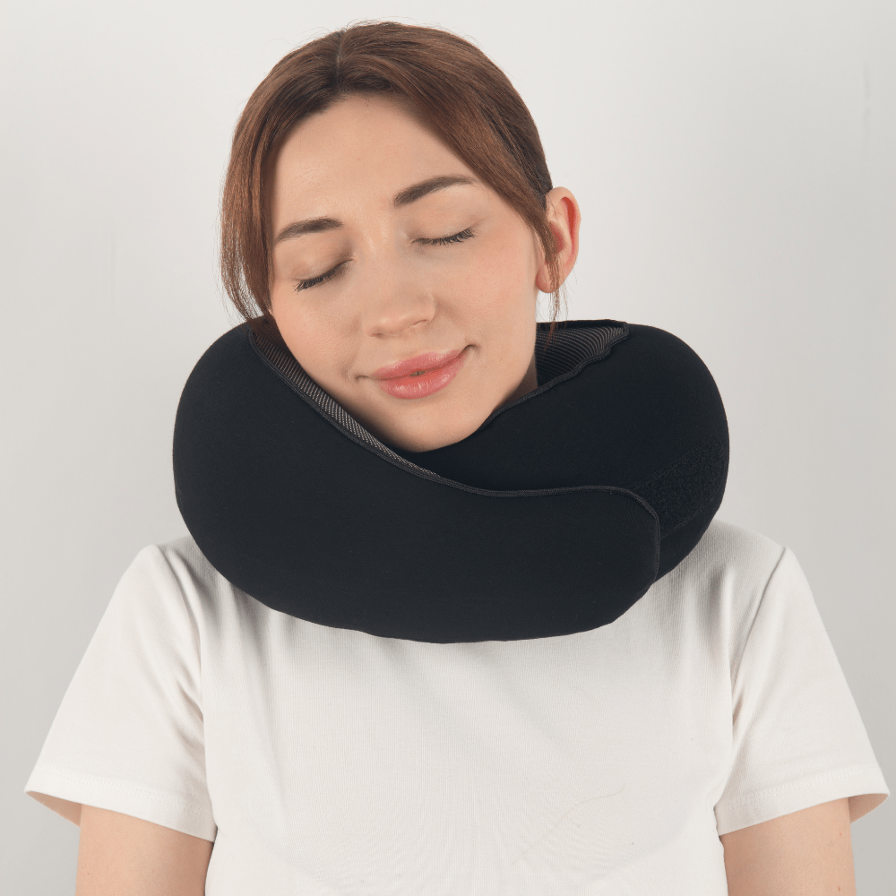 Oak & Coral | TRAVELNEST – Ergonomic Travel Pillow for Neck Support