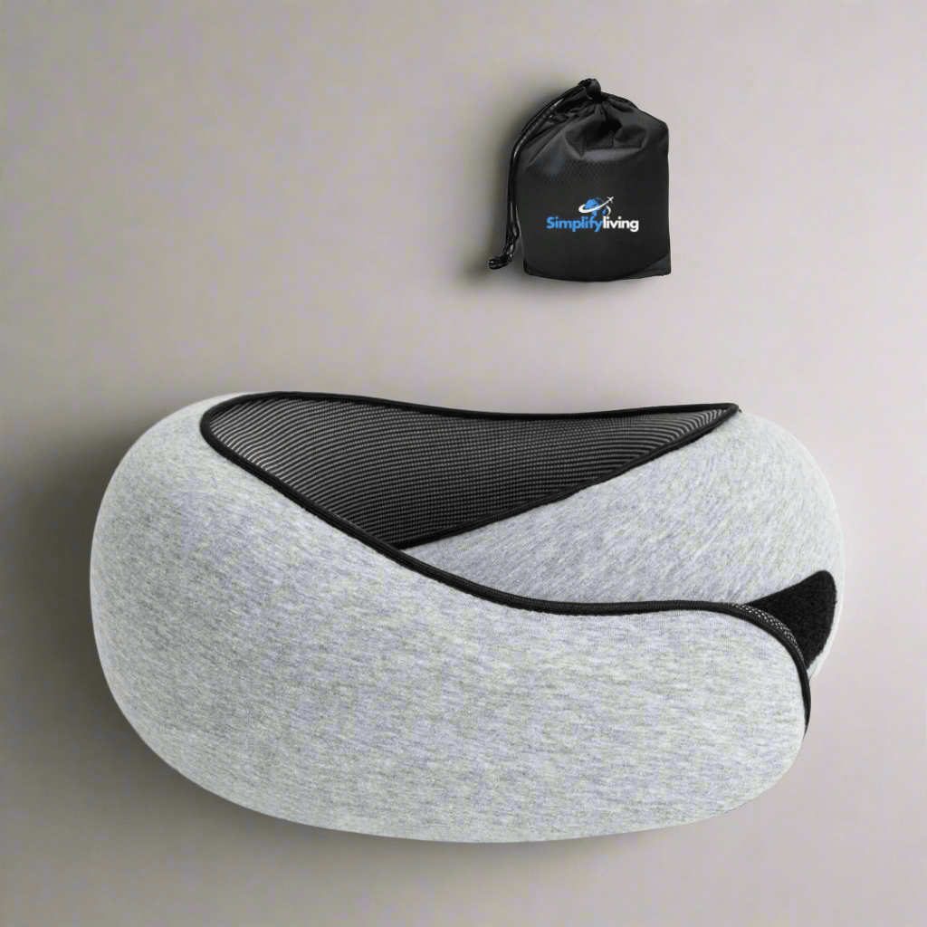 Oak & Coral | TRAVELNEST – Ergonomic Travel Pillow for Neck Support