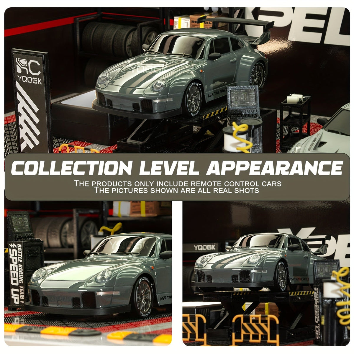 Oak & Coral | Ultimate 1:24 RC Drift Car with LED Wheels – Rechargeable 4WD Racing Toy