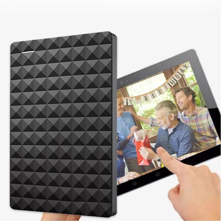 Oak & Coral | Ultra-thin Portable External Hard Drive with Texture