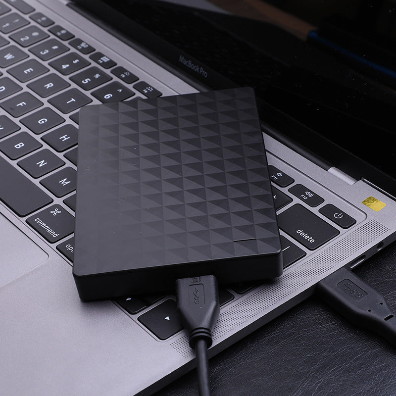 Oak & Coral | Ultra-thin Portable External Hard Drive with Texture