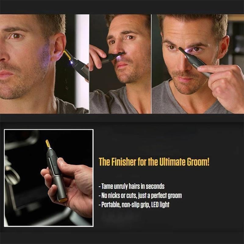 Oak & Coral | Ultra-Thin Precision Trimmer – Professional Grooming for Beard, Nose & Eyebrows