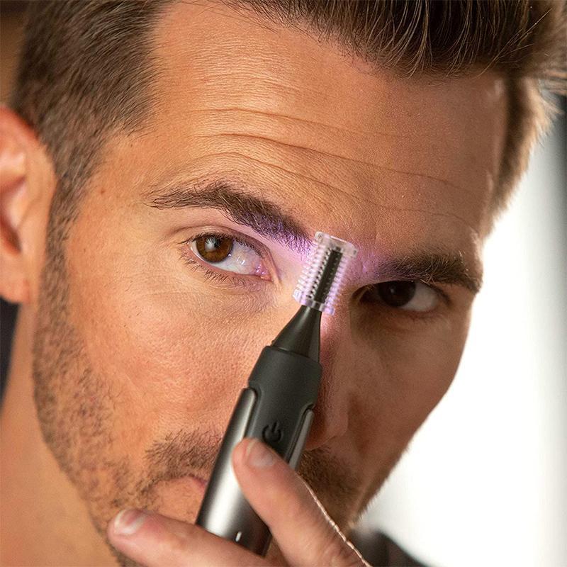 Oak & Coral | Ultra-Thin Precision Trimmer – Professional Grooming for Beard, Nose & Eyebrows
