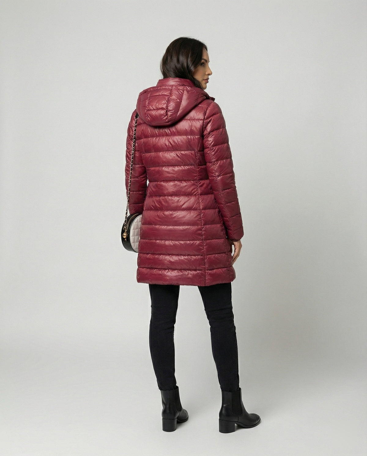 Oak & Coral - Ultralight Transitional Down Jacket with Hood