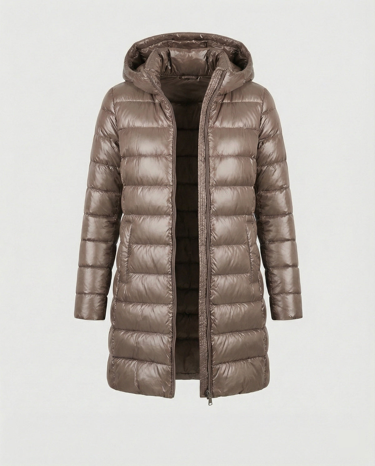 Oak & Coral - Ultralight Transitional Down Jacket with Hood