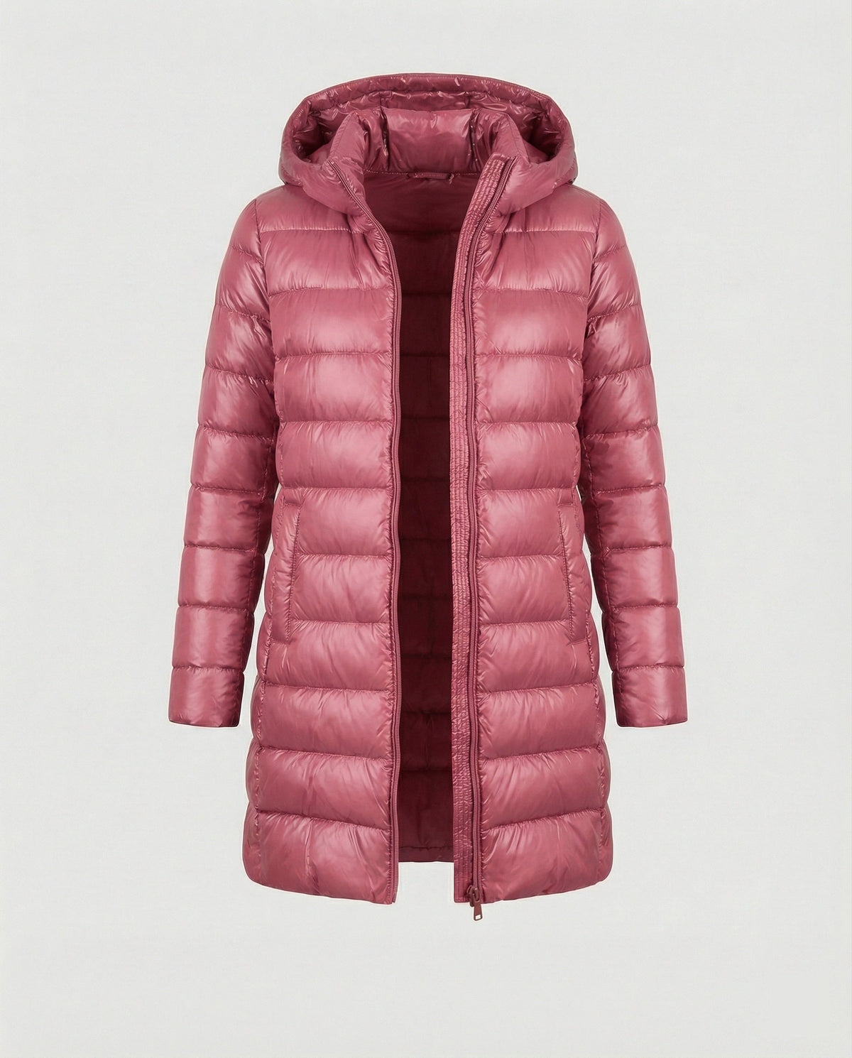 Oak & Coral - Ultralight Transitional Down Jacket with Hood
