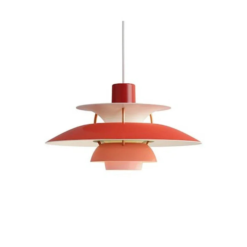 Oak & Coral | Umbrella Pendant Light | Scandinavian Shine Design