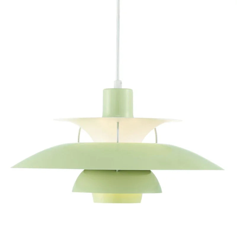 Oak & Coral | Umbrella Pendant Light | Scandinavian Shine Design