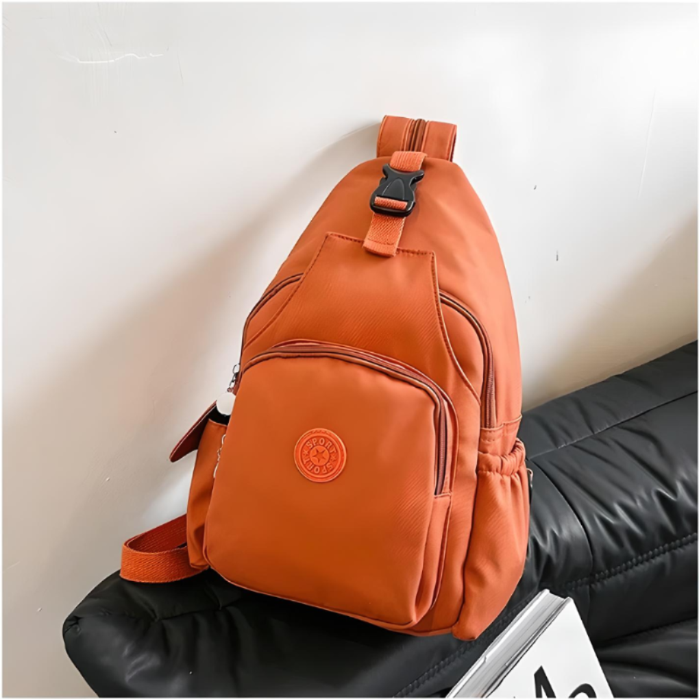 Oak & Coral | Unisex Anti-Theft Sling Backpack Multi-Compartment