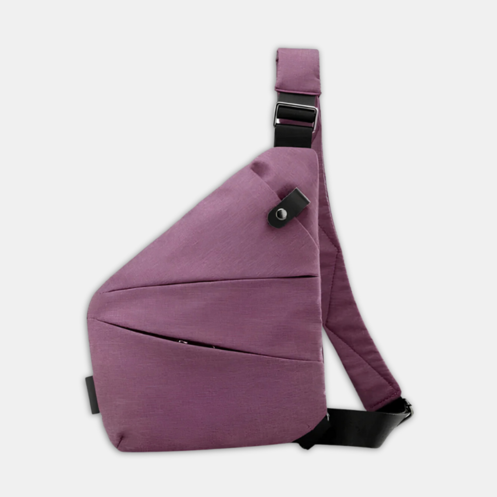 Oak & Coral | Unisex Anti-Theft Sling Bag - Secure Chest Crossbody