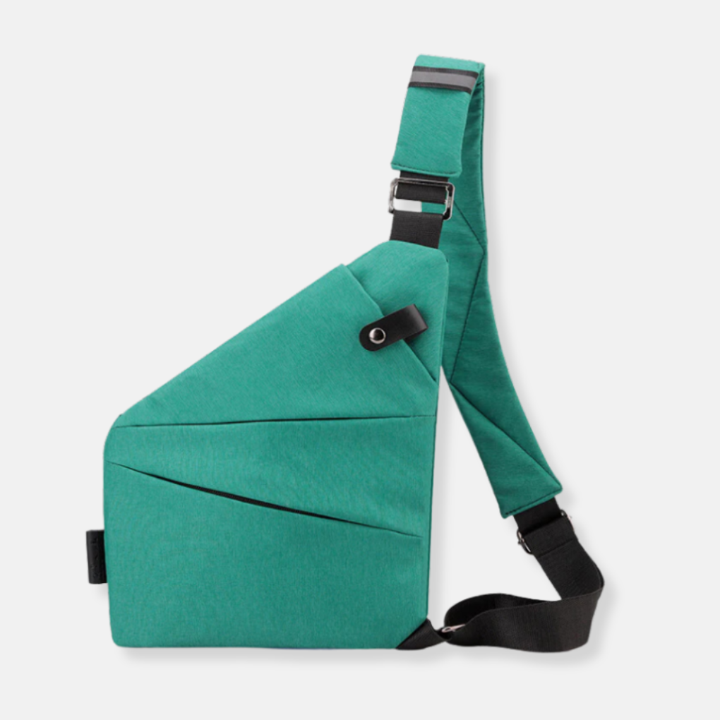 Oak & Coral | Unisex Anti-Theft Sling Bag - Secure Chest Crossbody