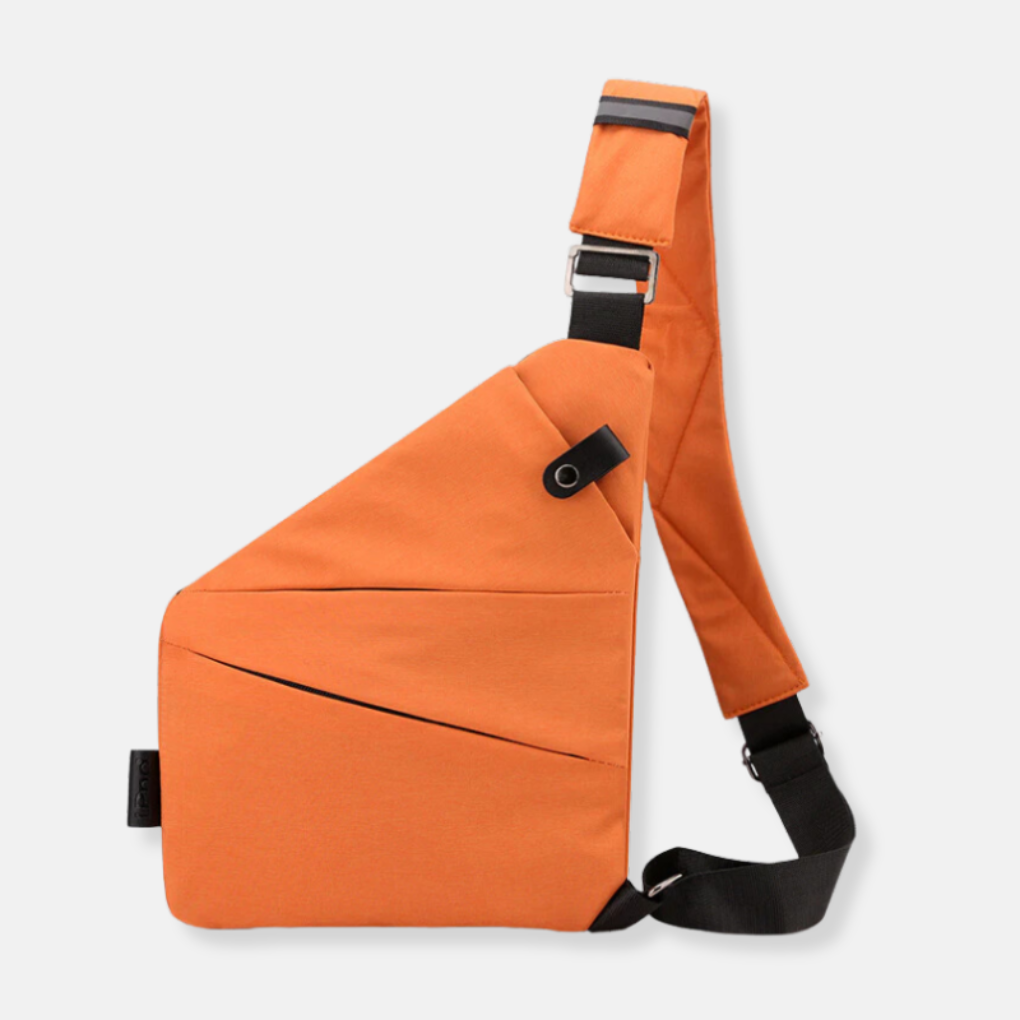 Oak & Coral | Unisex Anti-Theft Sling Bag - Secure Chest Crossbody