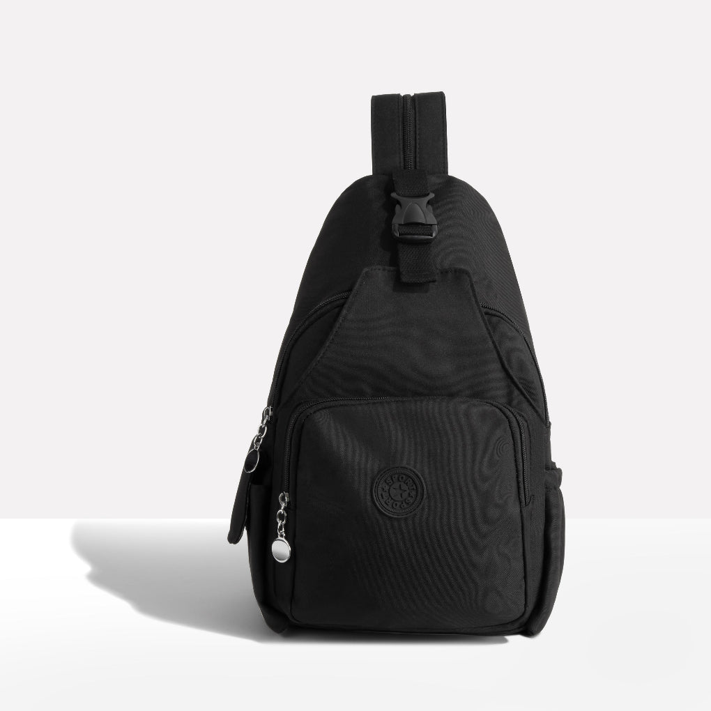 Oak & Coral | Unisex Anti-Theft Sling Bag with Zipper Pocket