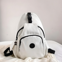 Oak & Coral | Unisex Anti-Theft Sling Bag with Zipper Pocket