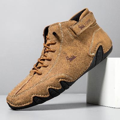 Oak & Coral | Unisex Barefoot High-Top Walking Shoes