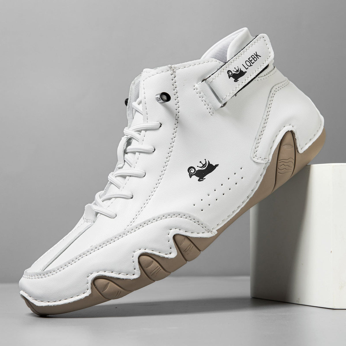Oak & Coral | Unisex Barefoot High-Top Walking Shoes