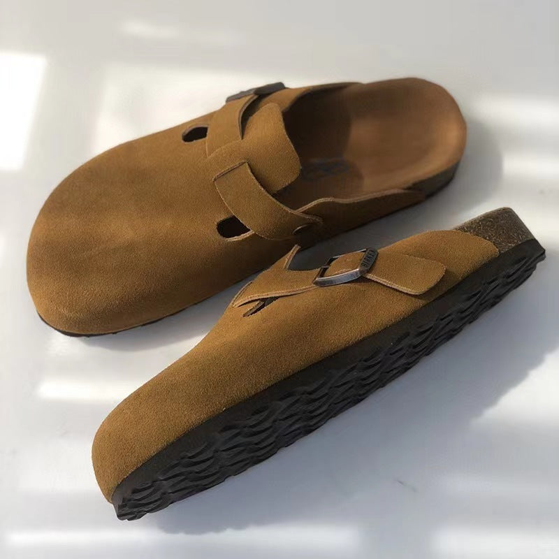Oak & Coral | Unisex Clogs with Buckle Strap