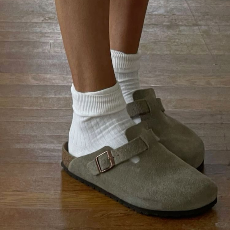 Oak & Coral | Unisex Clogs with Buckle Strap