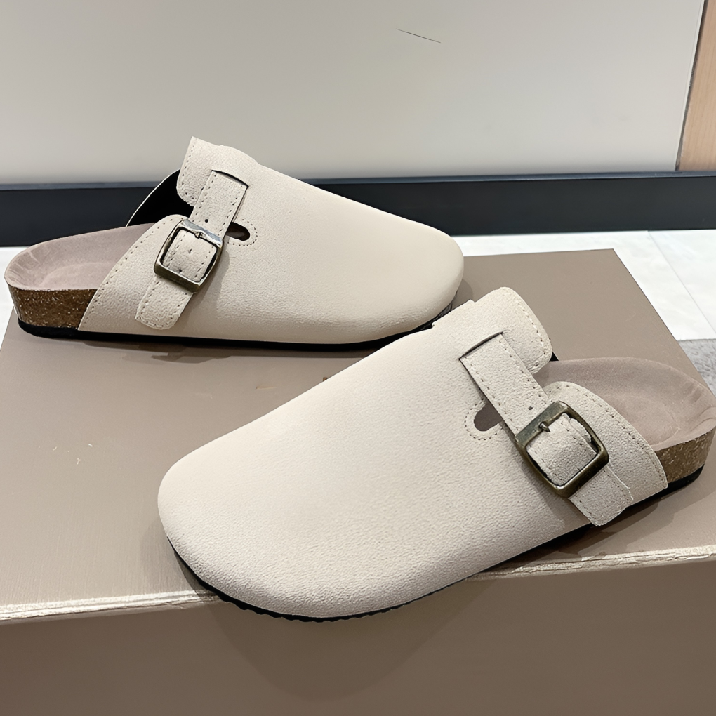 Oak & Coral | Unisex Clogs with Buckle Strap