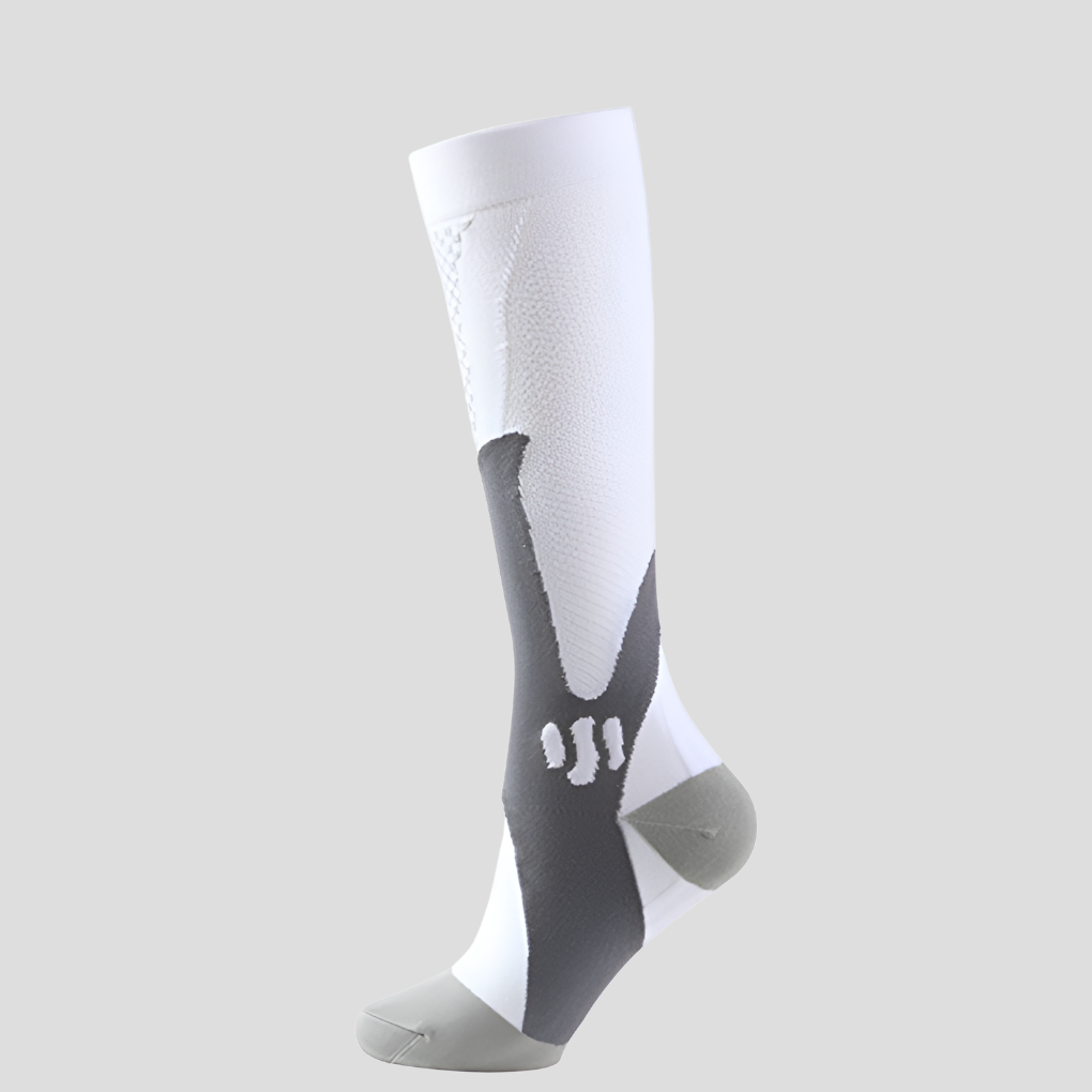 Oak & Coral | Unisex Compression Knee High Socks with Textured Accents
