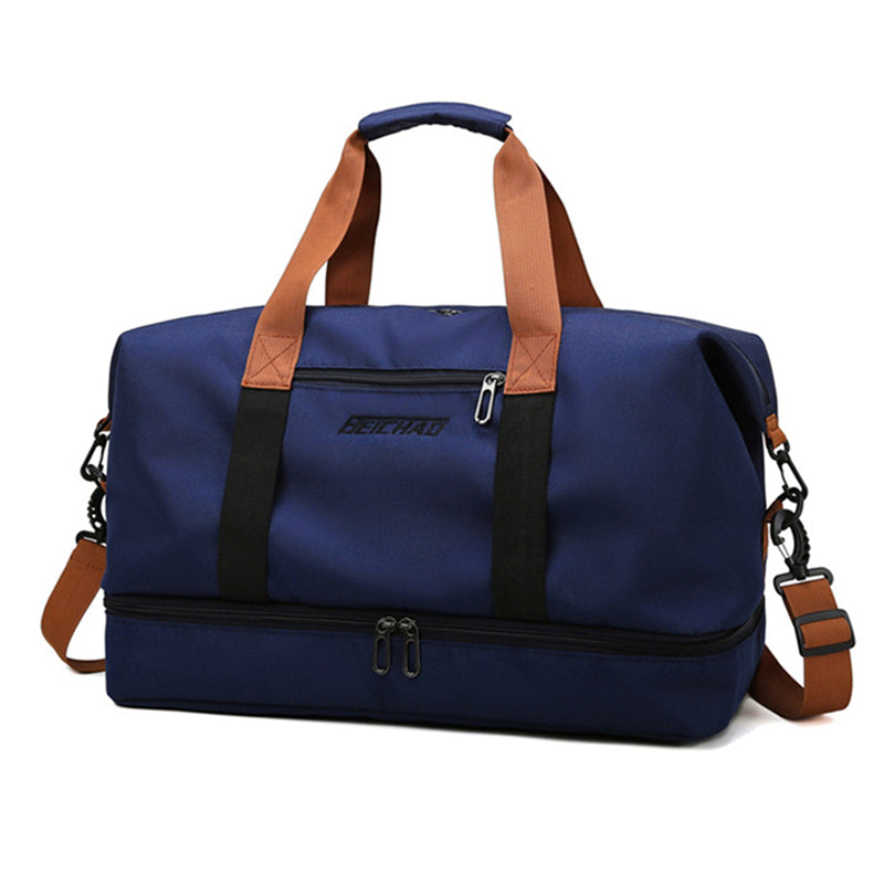 Oak & Coral | Unisex Duffel Bag with Shoe Compartment