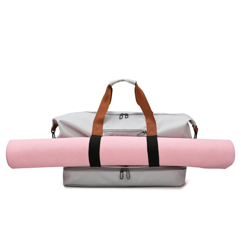 Oak & Coral | Unisex Duffel Bag with Shoe Compartment