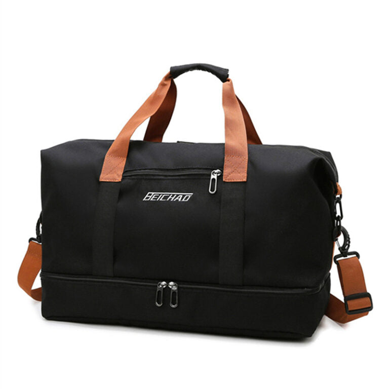 Oak & Coral | Unisex Duffel Bag with Shoe Compartment