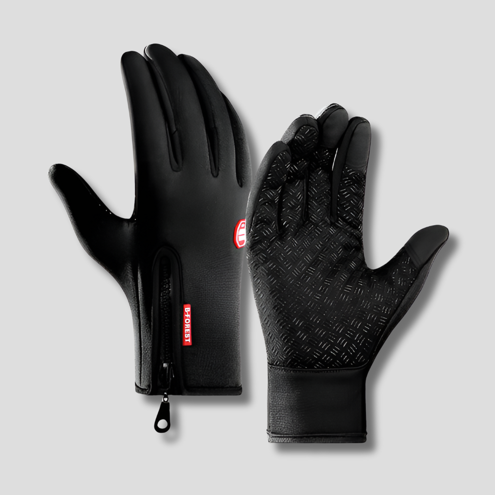 Oak & Coral | Unisex Heated Cycling & Ski Gloves