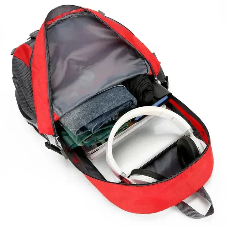 Oak & Coral | Unisex Outdoor Travel Backpack with Multiple Pockets